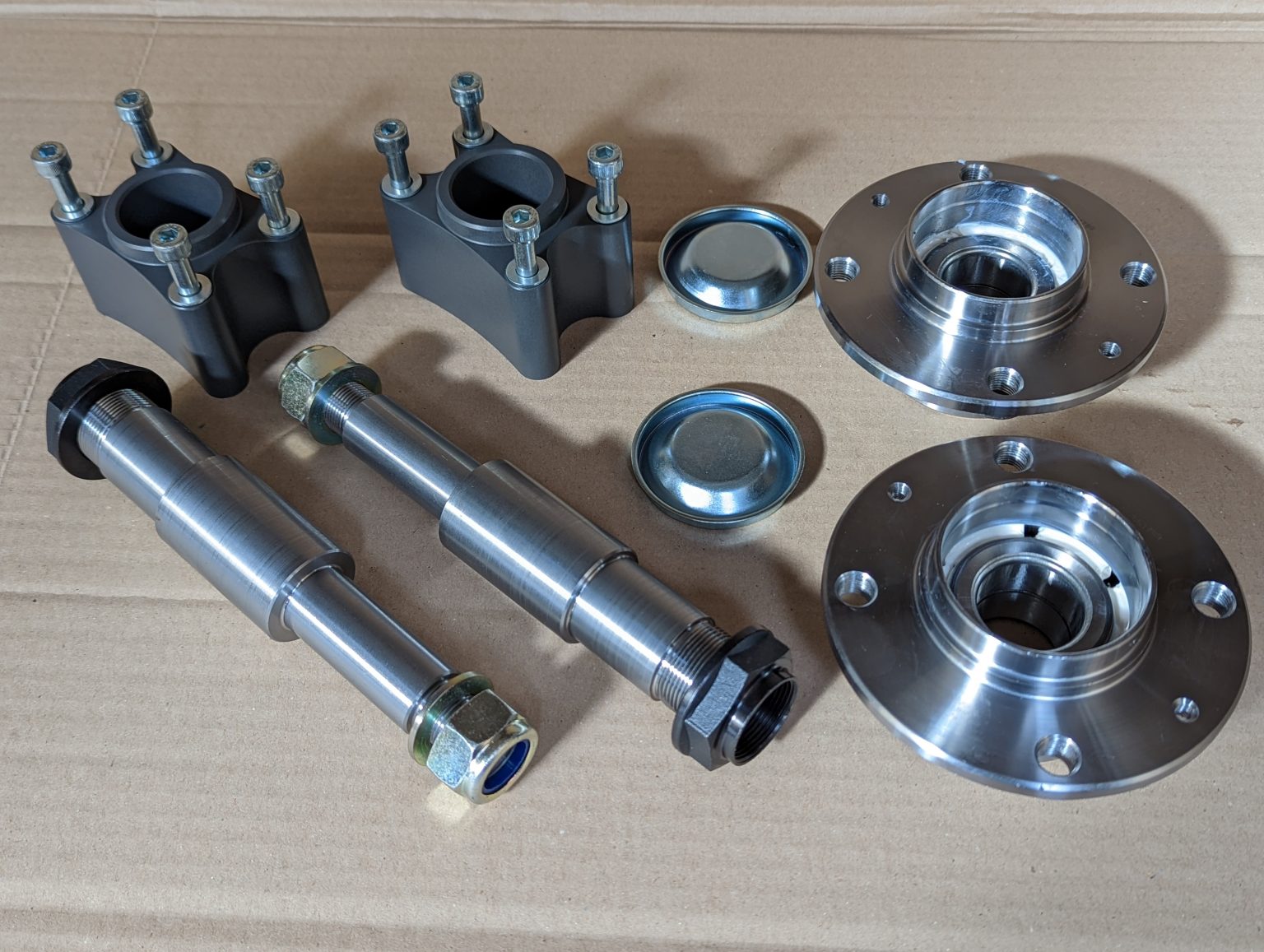 205/306/Xsara Rear hub spacer kit plus 50mm Satchell Engineering