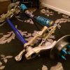 205 rear rocker type suspension kit with GAZ 1 WAY shocks and springs