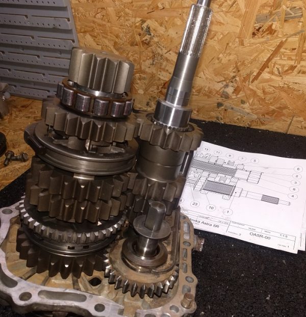 Vauxhall/Opel F16/F18/F20 Dog Gear Kit